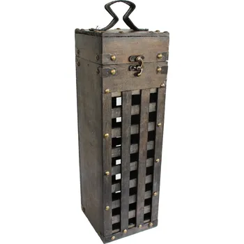 Dárková krabička Dřevěná krabička na 1 víno F0025