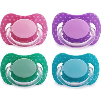 dudlíky šidítko fyziologické silikon, +0 měsíců