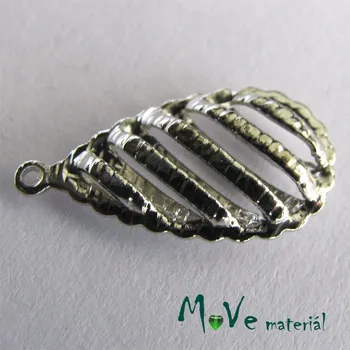 Přívěsek Přívěsek KAPKA 10x17mm, 1ks, platina