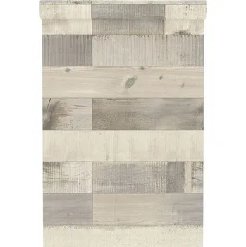 Tapeta Vliesová tapeta 442113 béžová dřevěná prkna / Tapety na zeď Freundin (0,53 x 10,05 m) Rasch