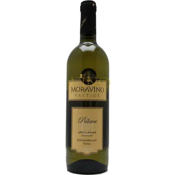 Víno Víno Moravíno Pálava 2017 výběr z hroznů 0,75 l polosuché bílé