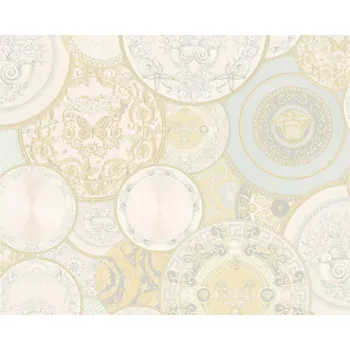 Tapeta Luxusní vliesová tapeta 34901-2 avantgardní krémová / Tapety na zeď 349012 Versace 3 (0,70 x 10,05 m) A.S.Création2