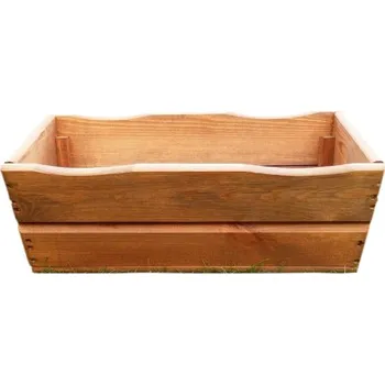 Truhlík Tradgard Dřevěný truhlík 2684 44 cm hnědý