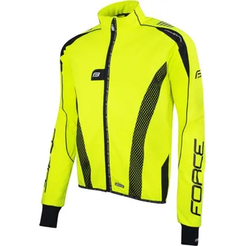 Cyklistická bunda Force Force X72 Pro16 fluo/černá