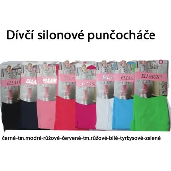 98-146-Dívčí silonové punčocháče Ellasun