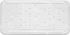 Protiskluzová podložka KELA Kreta PVC KL-22361 72 x 36 cm bílá