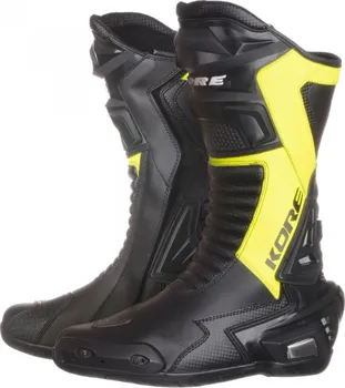 Moto obuv Kore Sport černé/žluté