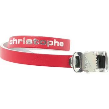 Pedál na kolo Zéfal Christophe 516 červené (pár) (Řemínky pro klipsny Zéfal Christophe 516 Červené)