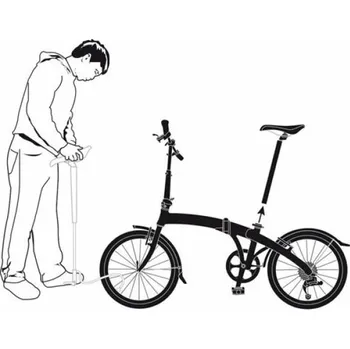 Sedlovka včetně hustilky Dahon černá (Sedlovka včetně hustilky Dahon černá)