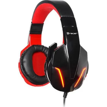 Sluchátka Tracer Battle Heroes Riot V2 černá/červená