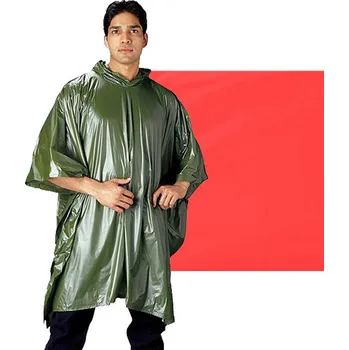 Rothco Ponchos Vinyl 15 oranžové (Skládací pončo proti dešti Vinyl 15 Oranžové Rothco)