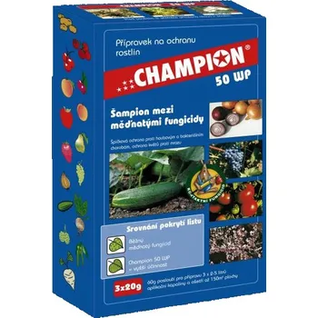 Pesticid LOVELA Terezín s.r.o. CHAMPION 50 WG 3x40 g - plíseň bramboru