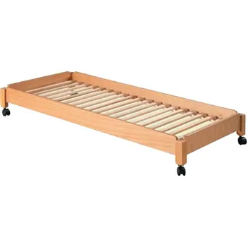 Dětské stohovatelné lůžko 130x60&nbsp;cm s kolečky