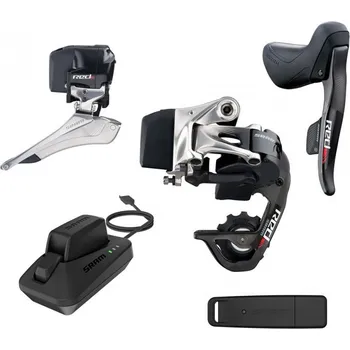 SRAM AM Red eTAP 2X11 Groupset Road černá/červená 2016