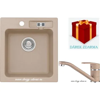 Kuchyňský dřez Alveus SET dřez Victoria 20 + baterie Nina - 55 beige