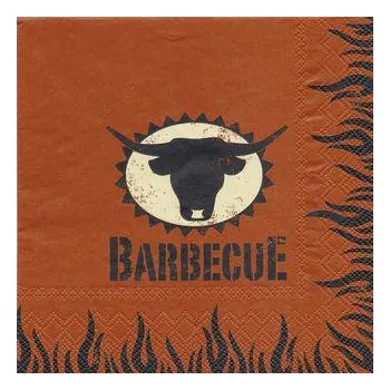 Papírový ubrousek Ubrousky 3-vrstvé, 33 x 33 cm BARBECUE (20 ks)