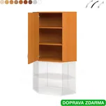 SRV 3 01 L H Hobis Strong - Skříň horní rohová dveře plné levé