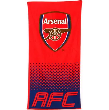 Osuška Arsenal Fc Fade 70 x 140 cm červený