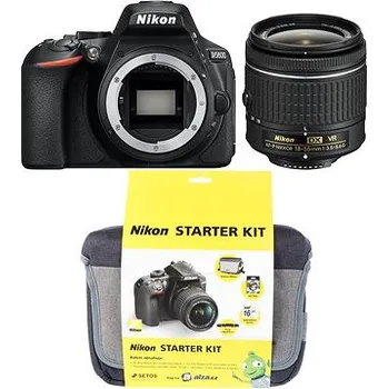 Digitální zrcadlovka Nikon D5600, + 18-55 mm AF-P VR Kit + Nikon Starter Kit