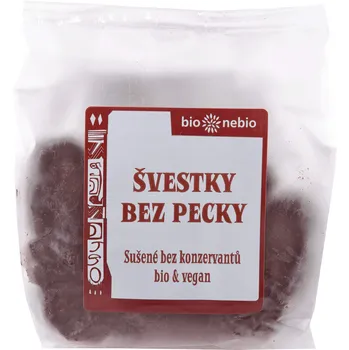 Sušené ovoce BioNebio Švestky sušené vypeckované BIO 150 g