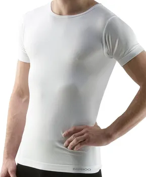 Ecobamboo pánské triko s krátkým rukávem bílé
