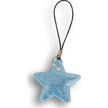 Zip Reflexní hvězdičky - MODRÁ