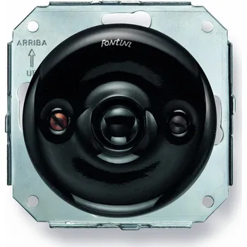 vypínač FONTINI by Font Barcelona Porcelánové tlačítko GARBY COLONIAL Barva: černá 31 310 27 2