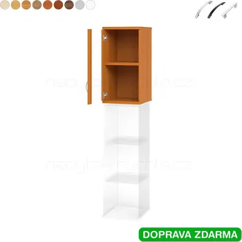 Policová skříň S 2 40 02 L H Hobis Strong - Skříň horní dveře prosklené levé