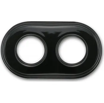 vypínač FONTINI by Font Barcelona Rámeček Garby Colonial porcelánový/černá Kolik prvk: 2-nás. rámeček 31 802 27 2