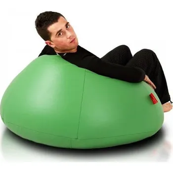 Sedací pytel Sedací vak RELAX eko kůže - zelený