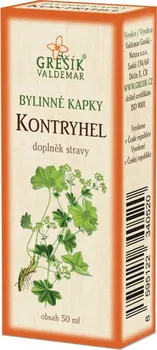 Přírodní produkt Grešík Kontryhel bylinné kapky 50 ml