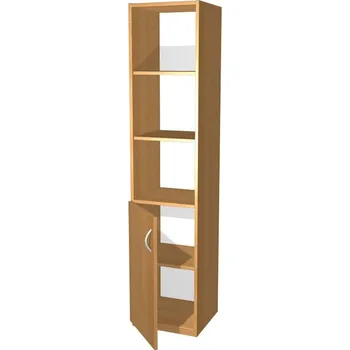 Policová skříň Kancelářská skříň jednodveřová polootevřená – EU3