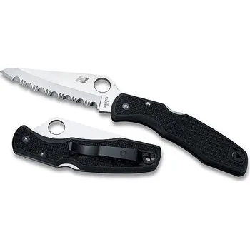 kapesní nůž Spyderco Pacific Salt, Black FRN Handle, Serrated C91SBK