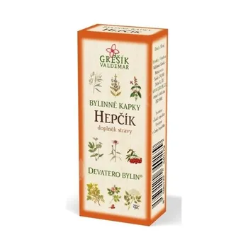 Přírodní produkt Grešík Devatero bylin Hepčík kapky 50 ml 