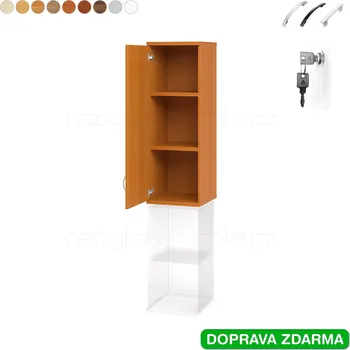 Policová skříň SZ 3 40 01 L H Hobis Strong - Skříň uzamykatelná horní, dveře plné levé