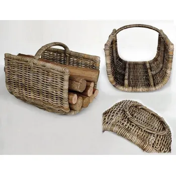 Koš na dřevo grey 40x50x42 cm | RYCHLÉ DODÁNÍ