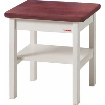 Noční stolek Noční stolek Tony - bílo-hnědá