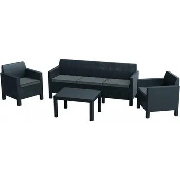 Zahradní sestava Zahradní souprava ORLAND 3 SOFA grafit
