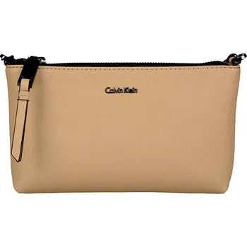 Kabelka Calvin Klein Saffiano Leather Chainlink Crossbody Bag