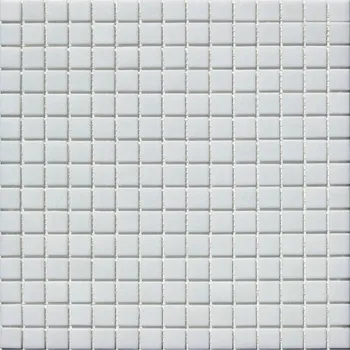 Mozaika 327x327x4mm, drcené sklo, SNOW WHITE