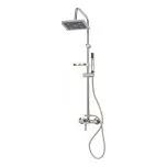 Multi sprchový systém s pákovou baterií, 1 funkce, hranatý MULTIPIPEHBAT