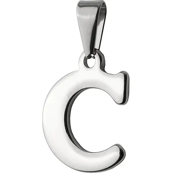 Přívěsek Přívěsek písmeno C z chirurgické oceli S398015