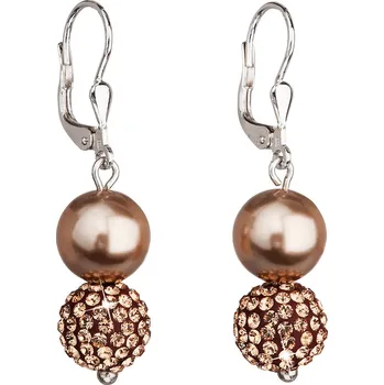 Náušnice Evolution Group 31155.3 hnědé