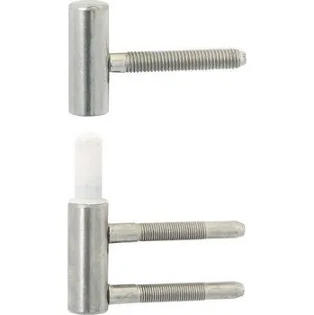 Dveřní kování COBRA závěs 100 15mm horní bílý pozink