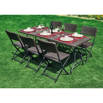 Zahradní sestava Stolová sestava BARI set pro 6 osob