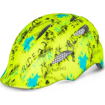 Cyklistická přilba R2 Ducky žlutá/modrá/černá XS