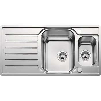Nerezový dřez Blanco Lantos 6 S-IF Centric nerez kartáčovaný s exentrem 521753
