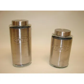 Dóza na potraviny Skleněná dóza "CAFÉ" 13x10x25cm