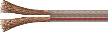 Průmyslový kabel Emos Dvojlinka nestíněná 2 x 1,5 mm 100 m průhledný