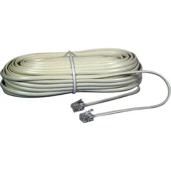 Síťový kabel KABEL TELEFONNÍ S KONEKTORY RJ11 4/6 - 10m